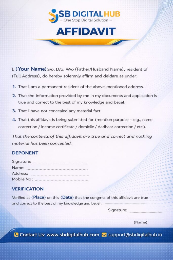 Document Drafting Page affi