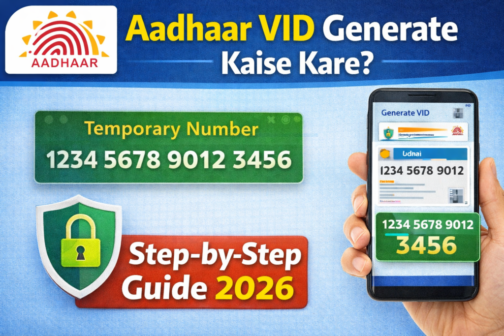 π Aadhaar VID (Virtual ID) Generate Kaise Kare β Complete Guide 2026 vid